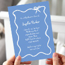 Recherche de illustration invitations Bleu et blanc