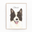 Search for border collie painting posters Dog mom