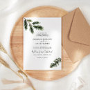 Search for pine branch invitations Watercolor