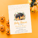 Search for orange kitty cat invitations Pumpkin