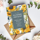Search for sunflower wedding anniversary invitations Floral
