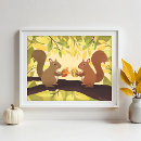 Search for squirrel in a tree art Squirrels