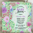 Search for enchanted garden baby shower invitations Mother to be