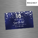 Search for sweet 16 save the date magnets Silver