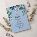 Recherche de hydrangea baby shower invitations Botanique