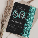 Search for turquoise 60th birthday invitations Sixty