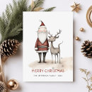 Search for funny santa claus cards Watercolor