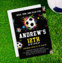 Search for soccer party invitations Modern