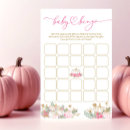Search for pumpkin bingo Watercolor floral