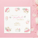 Search for paper napkins Girl baby shower