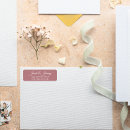 Search for dusty rose return address labels Solid colour