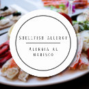 Search for food allergy alert stickers Warning