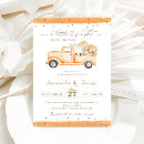 Search for pumpkin truck invitations Rustic