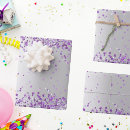Search for purple and silver wrapping paper Glitter
