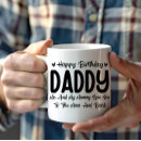 Search for funny happy birthday mugs Dad