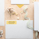Search for yellow and black return address labels Trendy