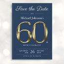 Search for 60th birthday save the dates Adult birthday party