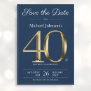 Search for 40th birthday save the dates Adult birthday party
