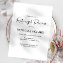 Search for sophisticated rehearsal dinner invitations Modern