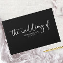 Search for black and white guest books Handwritten script