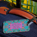 Recherche de coeur floral bagages étiquettes Fleurs