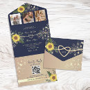 Search for blue sunflower wedding invitations Boho