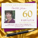 Search for 60 and fabulous invitations Sixtieth