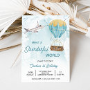 Recherche de mondes invitations Vintage