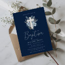 Search for watercolors invitations Navy blue
