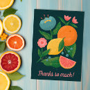 Recherche de orange remerciements cartes Floral