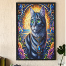 Recherche de chat abstrait posters Amoureux des animaux