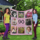 Search for 90th birthday blankets Ninety