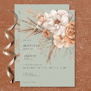 Search for peach and green wedding invitations Elegant