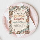 Search for 70s birthday invitations Rainbow