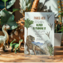 Search for 3rd birthday invitations T rex birthday