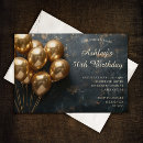 Search for simple 50th birthday invitations Gold