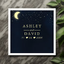 Recherche de lune et étoile serviettes Ciel nocturne