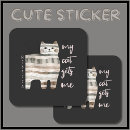 Recherche de citation drôle de chat autocollants Amoureux de les chats