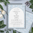 Recherche de motif floral abstrait invitations Bleu