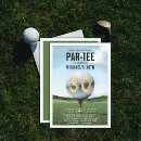 Search for golf 30th birthday invitations Golfer