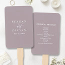 Search for lavender wedding programs Minimalist