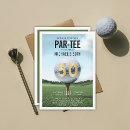 Recherche de golf invitations D'anniversaire