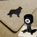 Search for border collie rubber stamps Silhouette