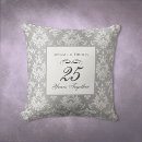 Search for 25th anniversary pillows Elegant