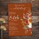 Search for autumn birthday invitations Terracotta