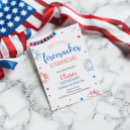 Search for blue seasonal invitations Stars and stripes