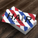 Search for barber pole business cards Hair stylist