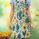Search for botanic gardens aprons Botanical pattern