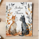 Search for cat wedding invitations Couple