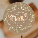 Search for squirrel thank you stickers Rustic